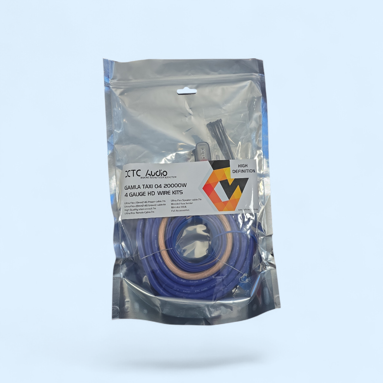 XTC WIRE KITS 4 GAUGE 20000W HD | WOE -World of Electronics